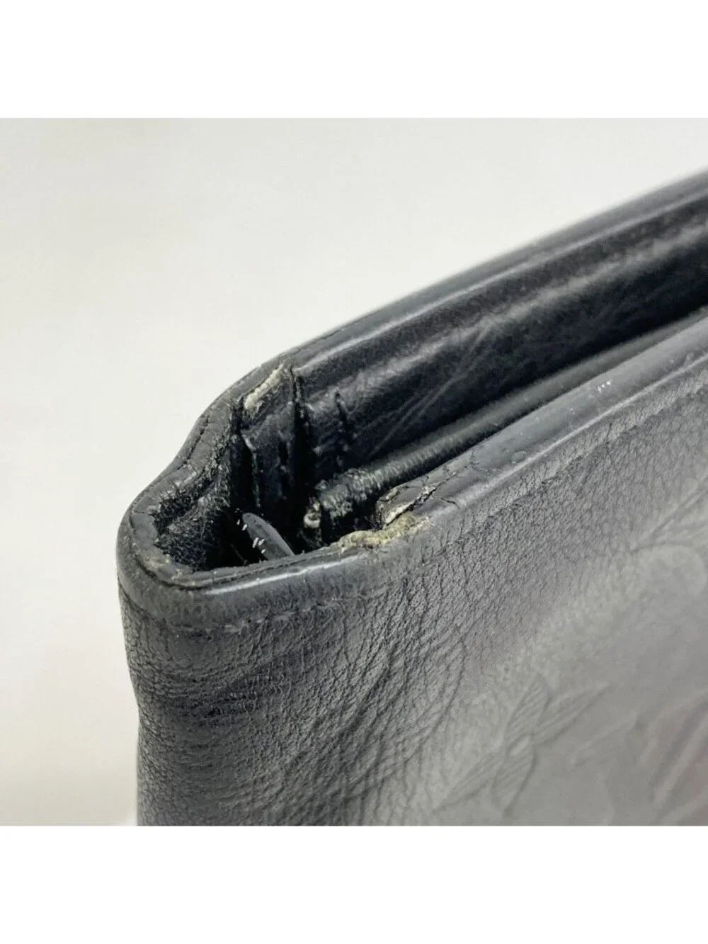 Louis Vuitton Wallet Monogram Shadow Portefeuille Brazza Black